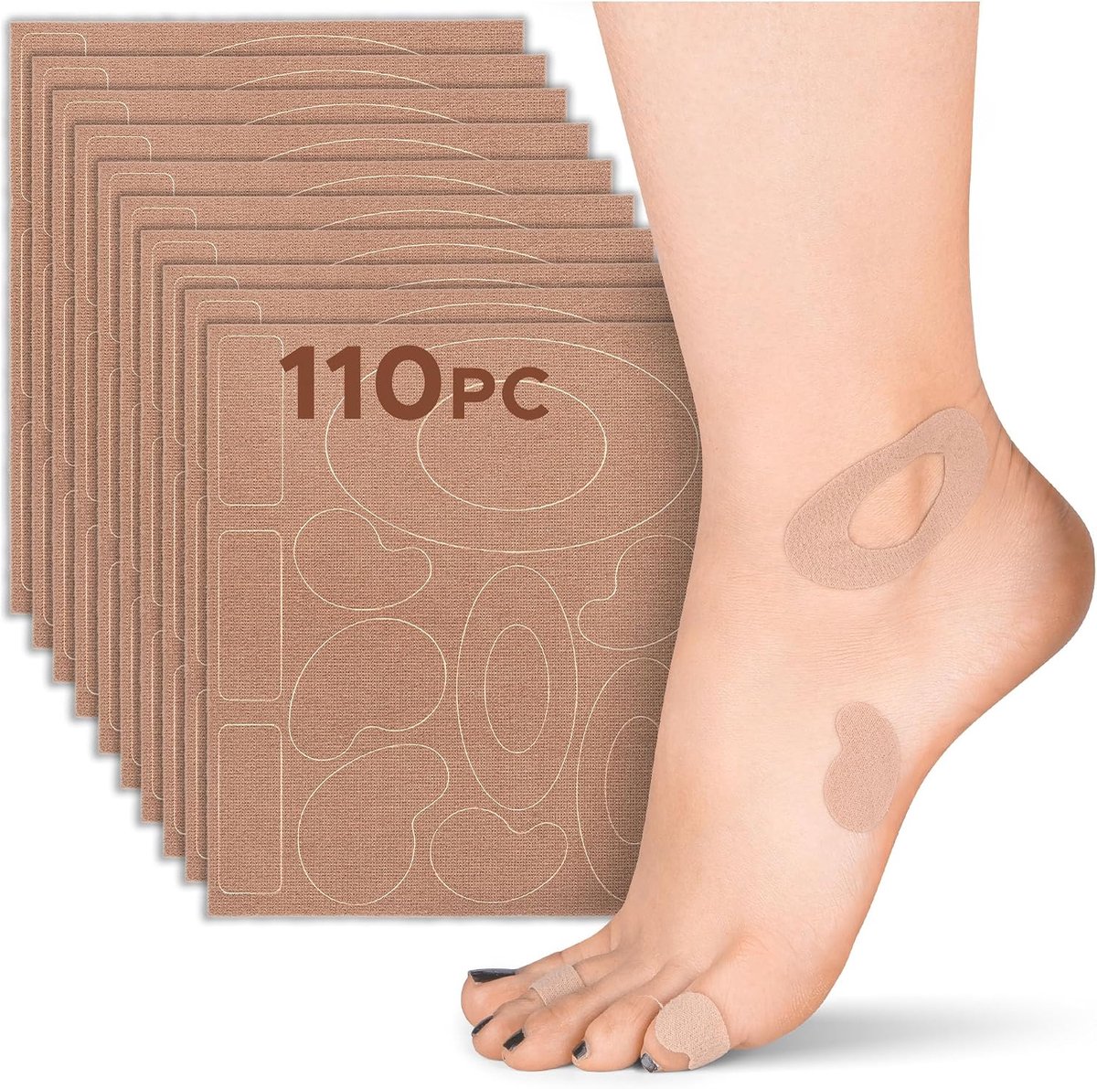 Haluto Foot plaster - Molleskin Set - blister patches - heel and toe pads - abrasive patches - ShopVlot