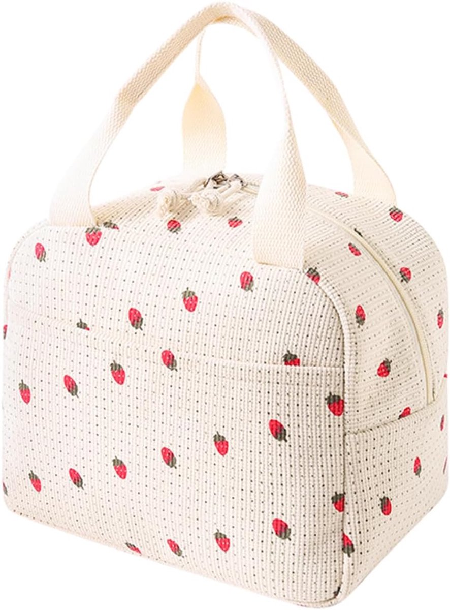 Cooler Bag, Insulated Lunch Bag, Lunch Bag for Women, Large Capacity, Suitable for Office Workers, Students, Outdoor - ShopVlot