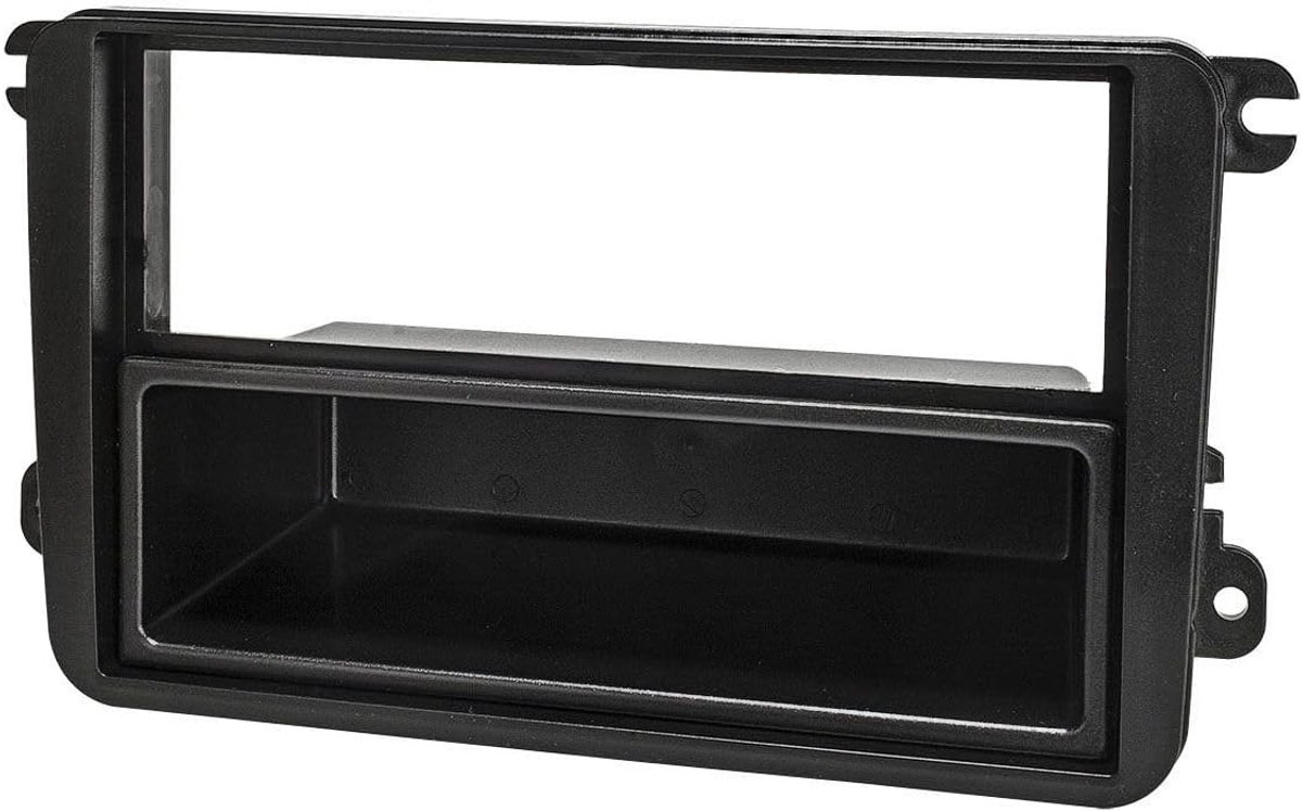 Radio cover voor VW Golf 5/6 - Zwart - Vervangt originele radio - Geschikt voor diverse modellen - ShopVlot