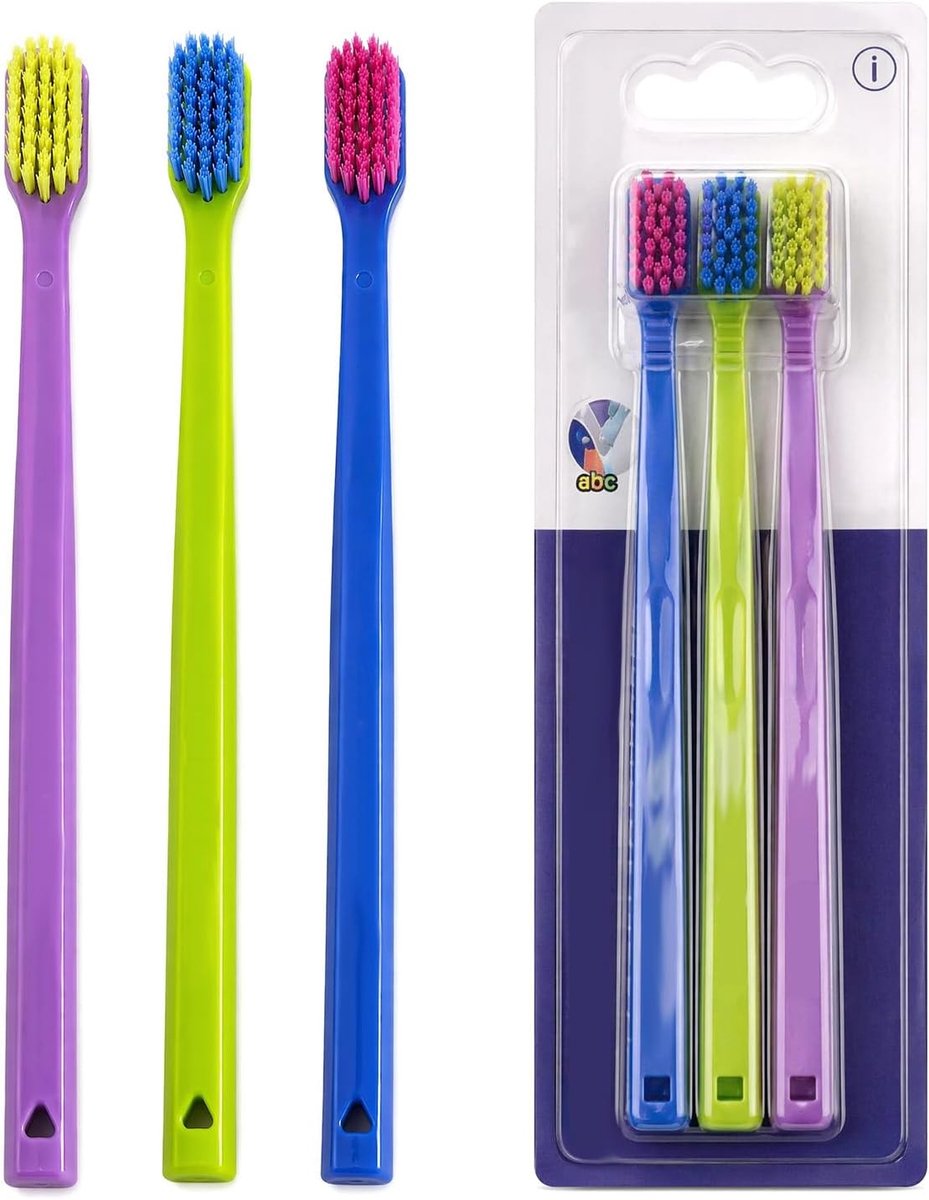 Tandenborstelset Ultra Soft - 6-delige handtandenborstel - extra zachte borstelharen - ideaal bij gevoeligheid - ShopVlot