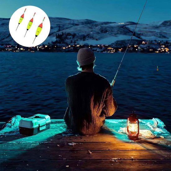 Set van 6 Luminous Vissersdobbers, EVA Schuimdobbers voor Snoek, Baars en Karper (2 x 10 g, 2 x 20 g, 2 x 30 g) — afbeelding 4