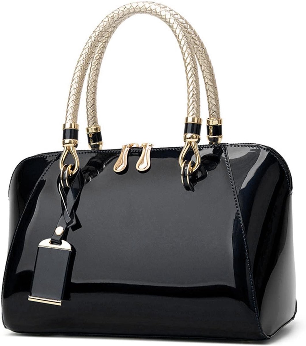 Dames handtas elegant - patentleer - waterproof - perfect voor bruiloften - ShopVlot