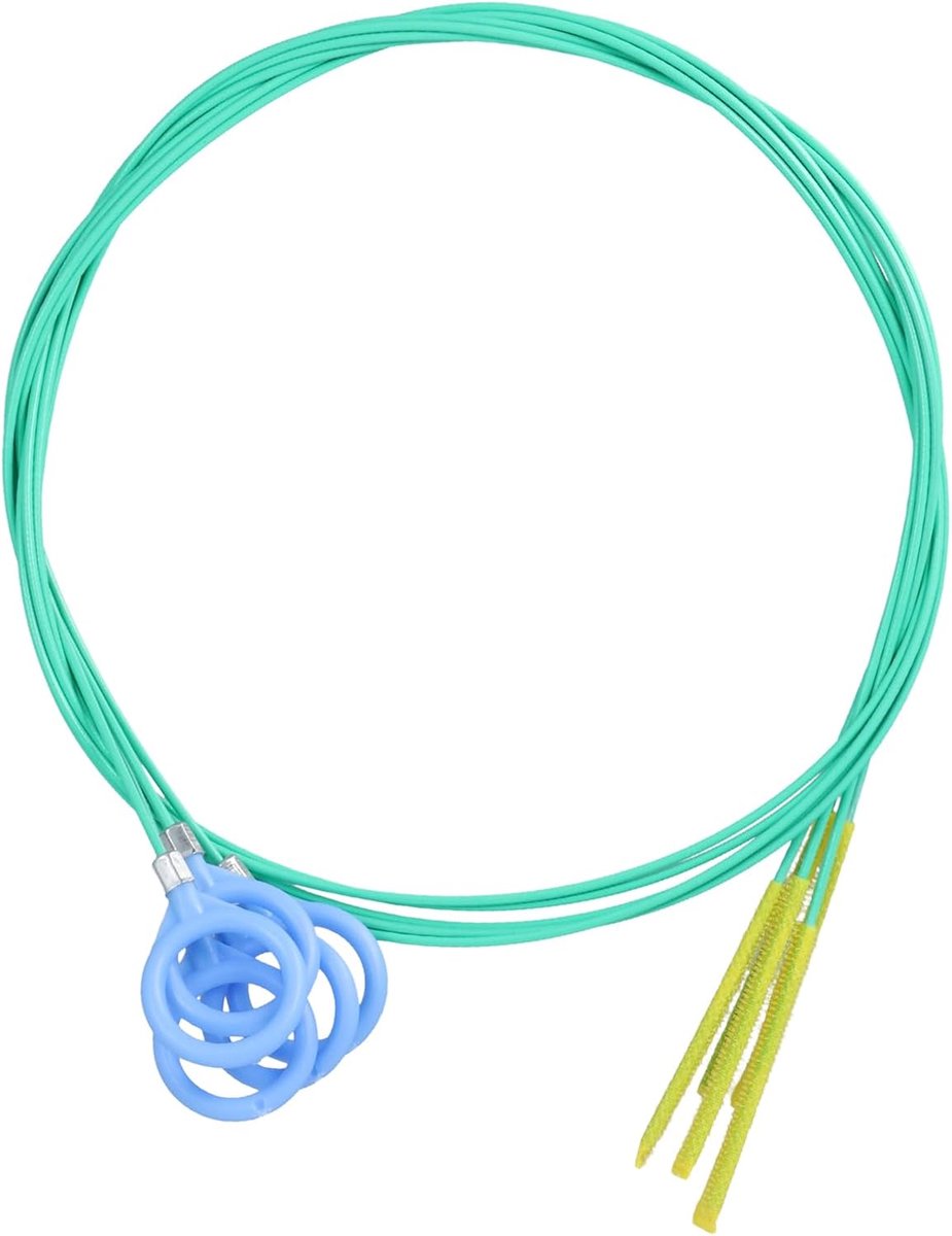 Afvoerontstopper 5-delig - 130cm sterke POM met nylon borstel - effectief haarverwijder voor leidingen - ShopVlot