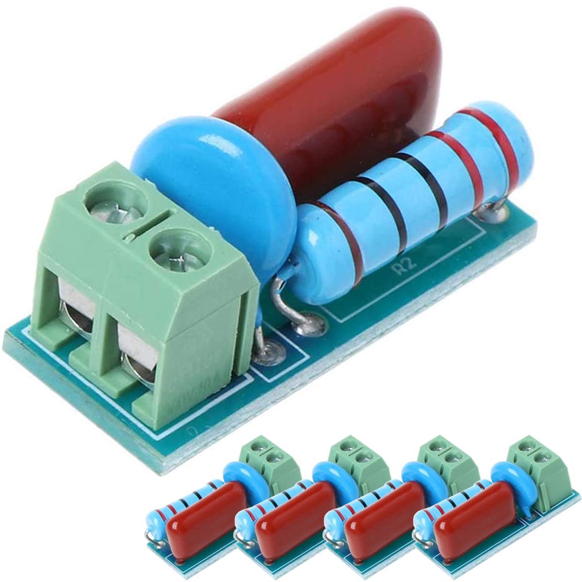RC Snubber/Absorption Circuit Module, Relay Contact Protection Relay Thyristor Resistor Surge Thyristor, DC 5-400V - ShopVlot