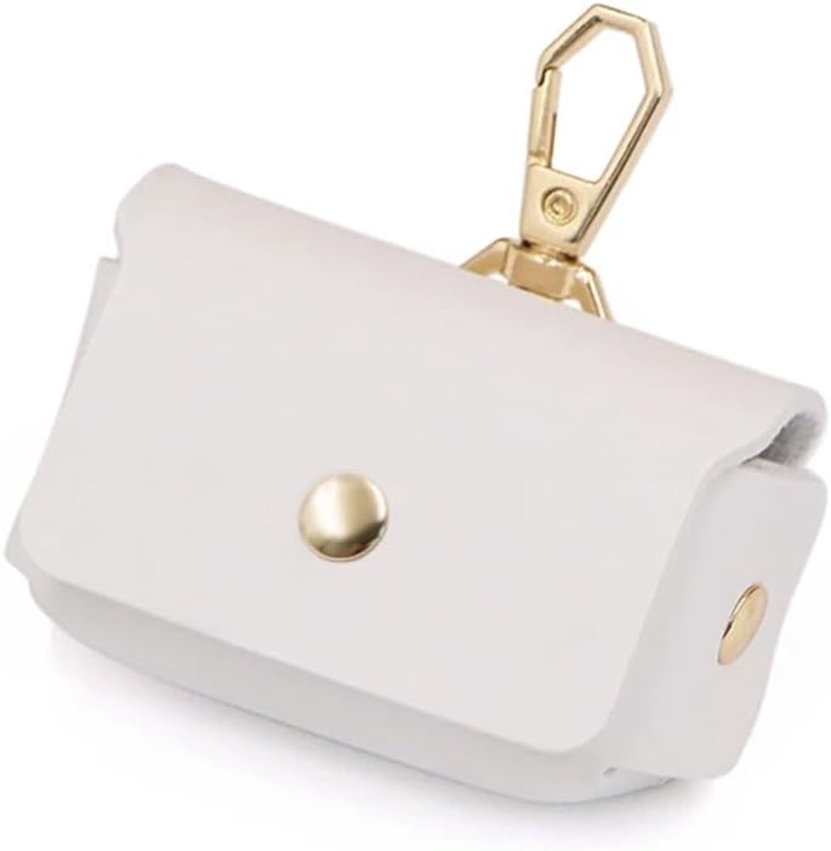 Ring Cushion, 1 White Leather Jewelry Bag, Pet Rings, Dog Collar Ring Holder, Wedding Ring Box - ShopVlot