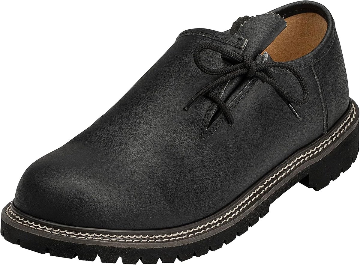 Premium traditional shoes for men, high-quality costume shoes for men, leather shoes for Oktoberfes - ShopVlot