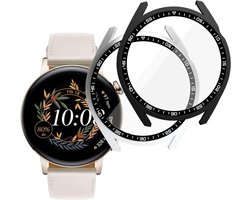 2 Pieces Hard Case Compatible with Huawei Watch GT3 42mm with Protective Film, with Scale, 9H Hardness Heart PC Thin - ShopVlot