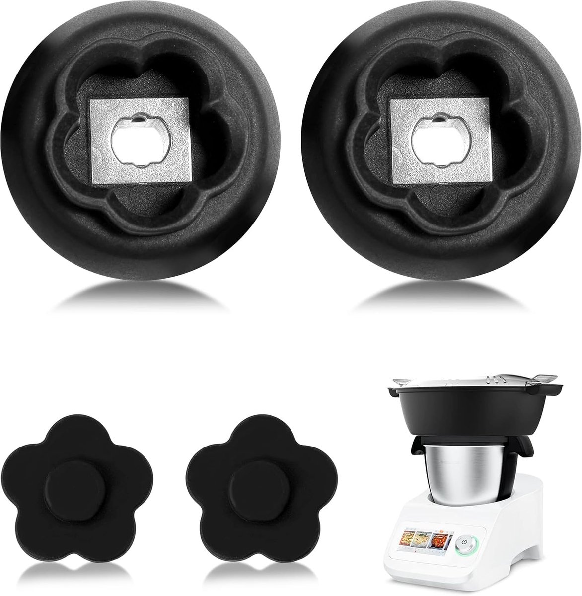 2 Pieces Clutch Guide Transmission for Monsieur Cuisine Flower Transmission Guide 5 Branches for Monsieur Cuisine - ShopVlot