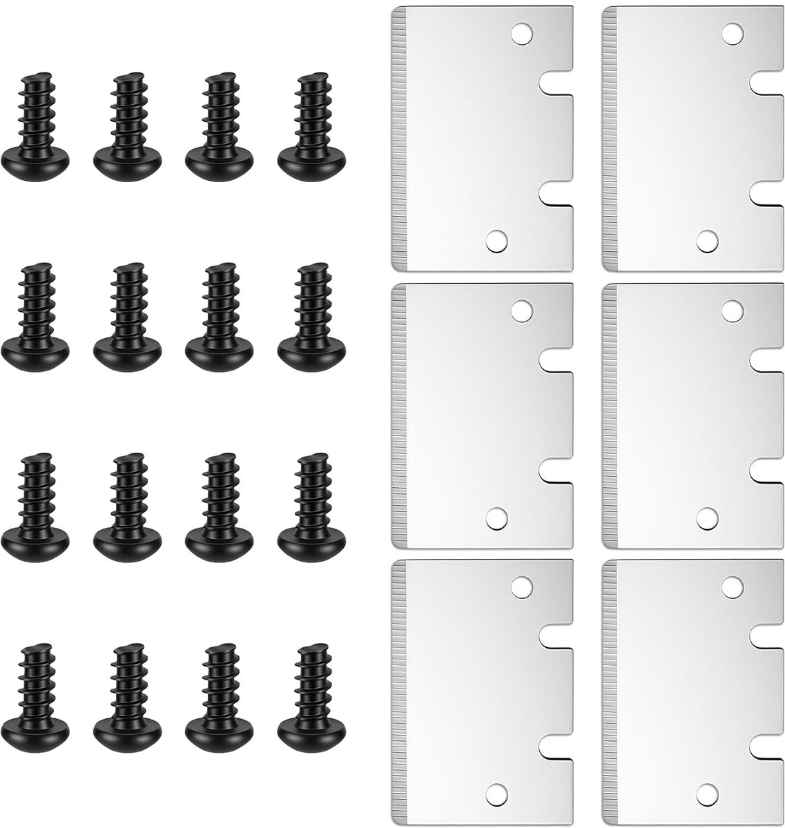 Pack of 6 3D Printer Spatulas Replacement Blades Compatible with Bambu Lab A1/X1/P1 Series Anycubic Kobra Series - ShopVlot