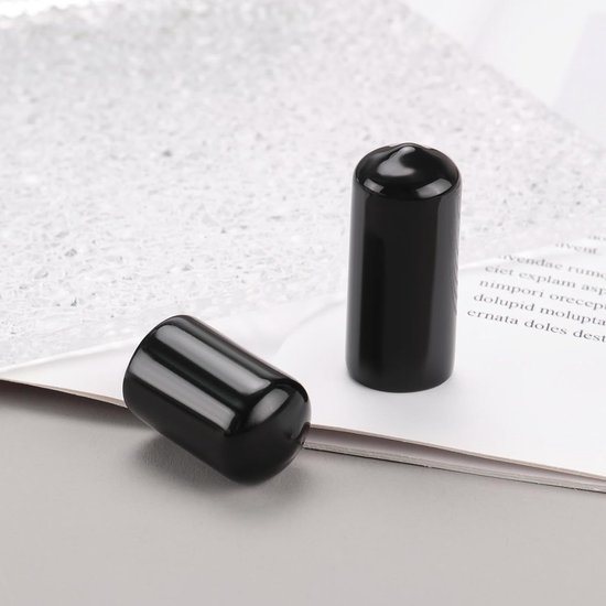 Snooker Tip - 20Pcs Rubber Beschermers - Voorkomt Schade/Scratch - Vochtbestendig - Stofbescherming - Diverse Maten (10mm/12mm/13mm/14mm) - Billiard Tip — afbeelding 2