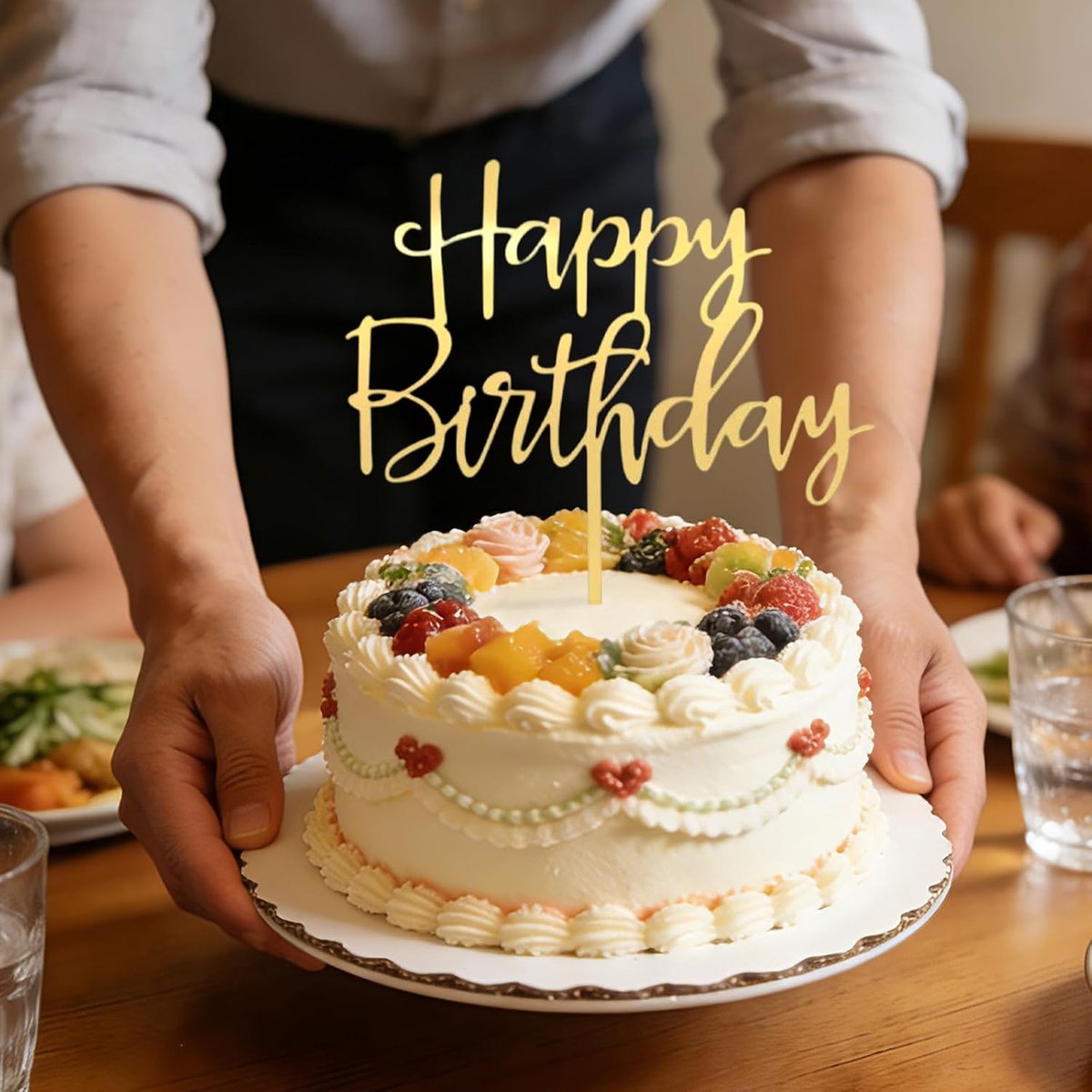 1 piece Happy Birthday cake topper - ShopVlot