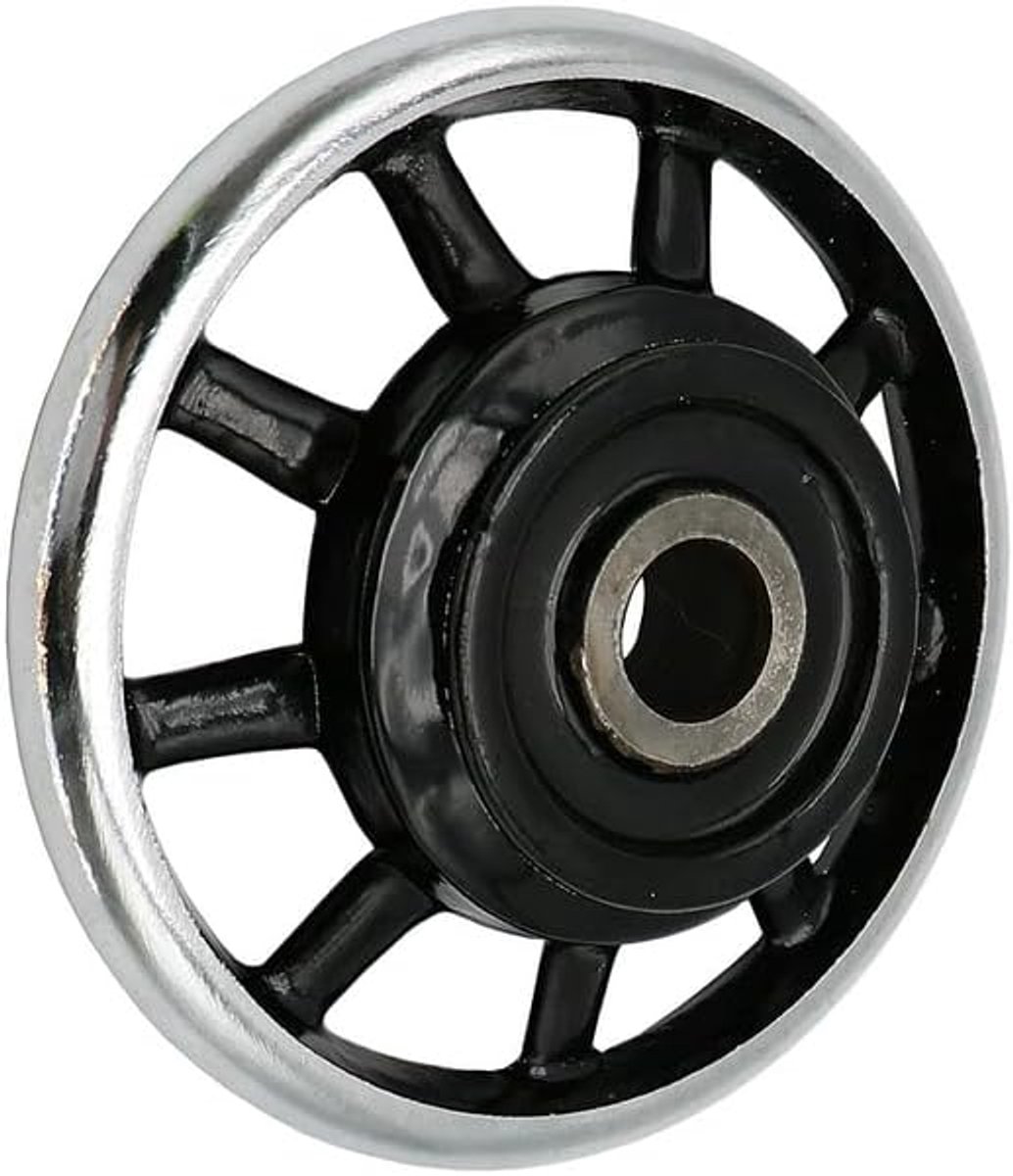 1pcs Sewing Machine Hand Wheel Old Fashion Pedal Household Replacement 20MM Shaft Metal Pulley Wheel Spoke Hand Wheel - ShopVlot