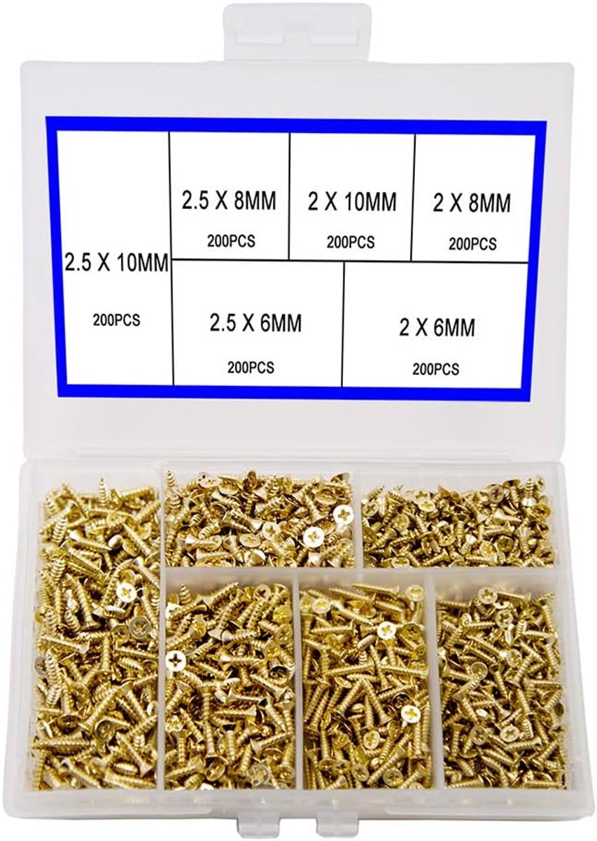 Small Screw Flat Head Cross Self Tapping Screw Multifunctional DIY Hardware Accessories Micro Countersunk Self Tapping - ShopVlot