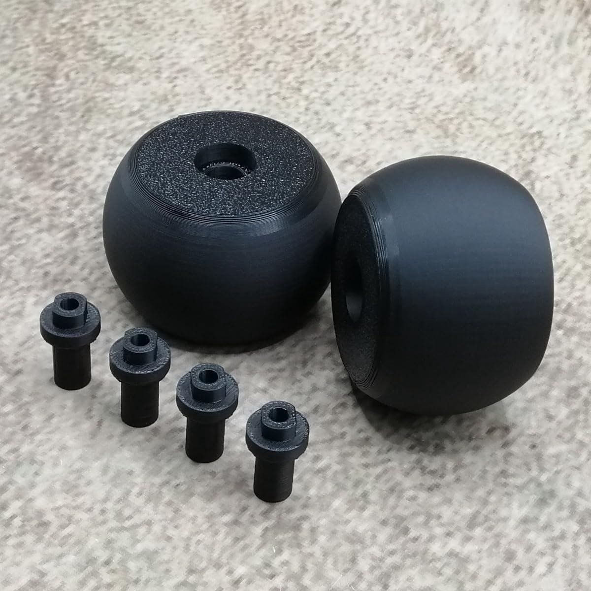 2 Pieces Replacement Front Wheel with 4 Axles Compatible with Bosch Indego 300 350 400 500 700 Robot Lawnmower Caster - ShopVlot