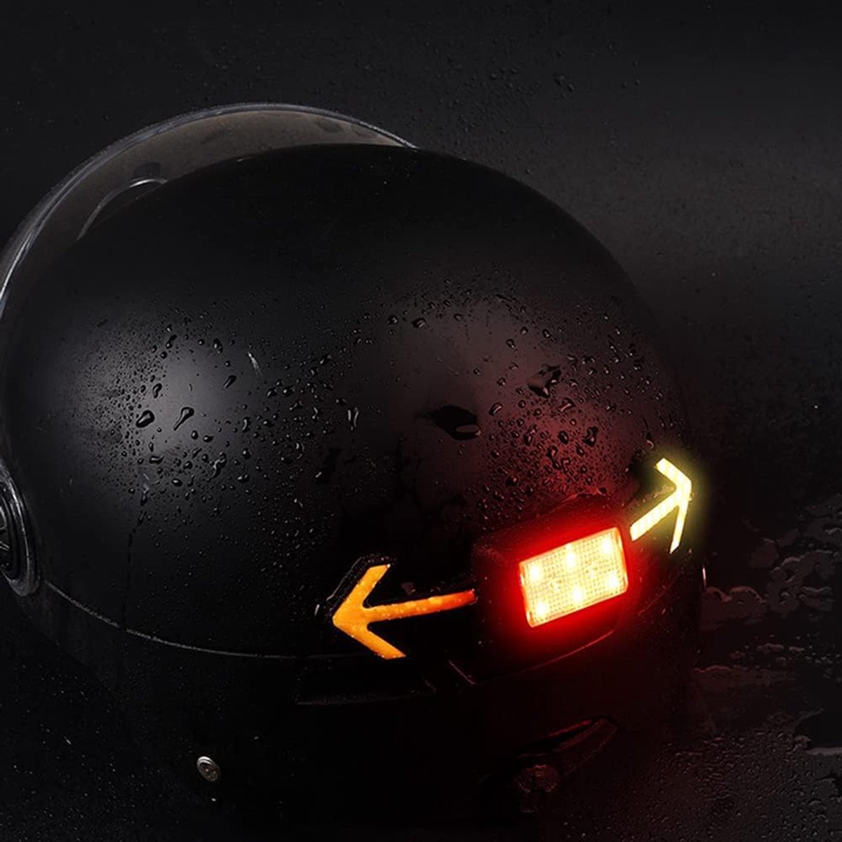 WASAGA Bicycle Helmet, Indicator with Wireless Remote Control, Turn Signal for Bikes with 6 Modes, Rear Light, Safety - ShopVlot