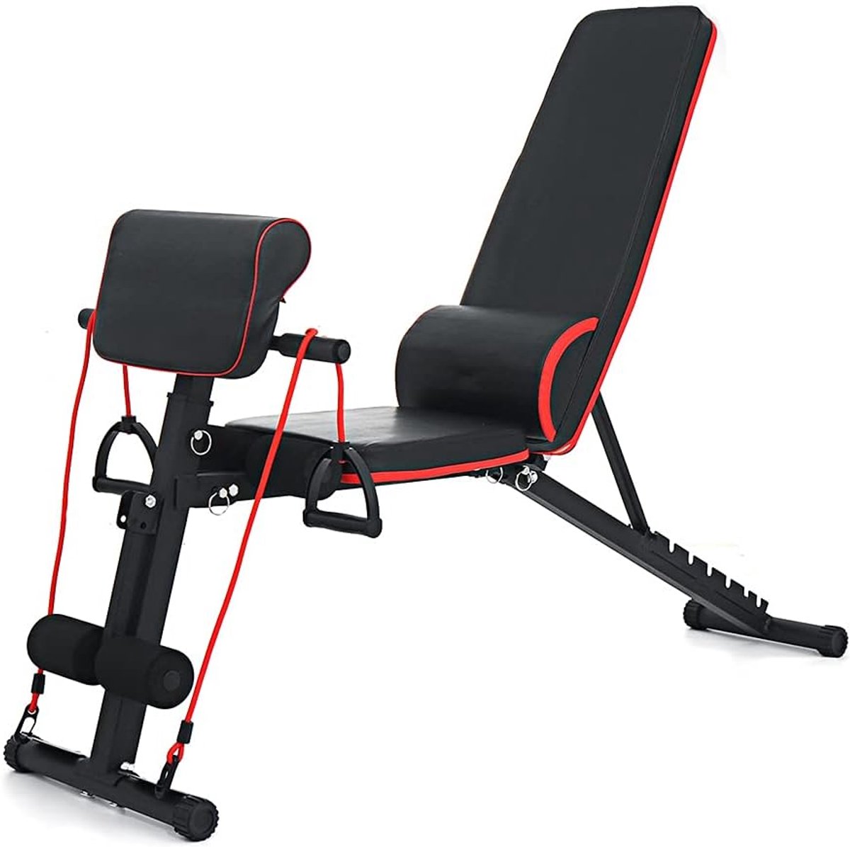 AWANG Adjustable Weight Bench Lifting Sit Up Ab Bench, Utility Weight Benches Foldable Strength Training Bench, Home - ShopVlot