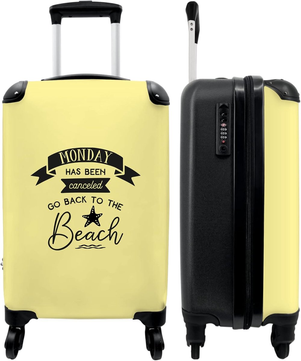 NoBoringSuitcases.com® Suitcase Hand Luggage Trolley Trolley Trolley Suitcase Small Travel Suitcase with 4 Wheels - ShopVlot