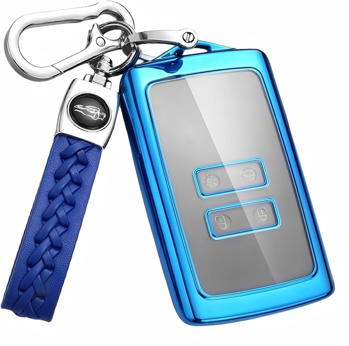 Compatible with Dacia Jogger Hybrid 2021-2022 2023, Car Key Case with Keychain, Accessories, Key Case - ShopVlot