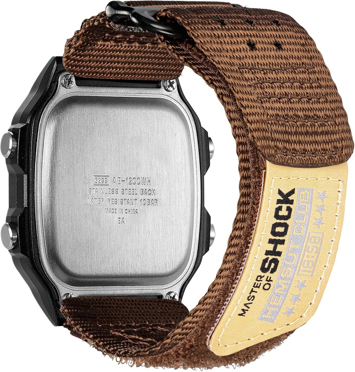 18mm Nylon Strap Compatible with Casio G-Shock AE-1200/AE-1000W/1100W/AE-1300, W-735H/W-216H/218H W-219H, Breathable - ShopVlot