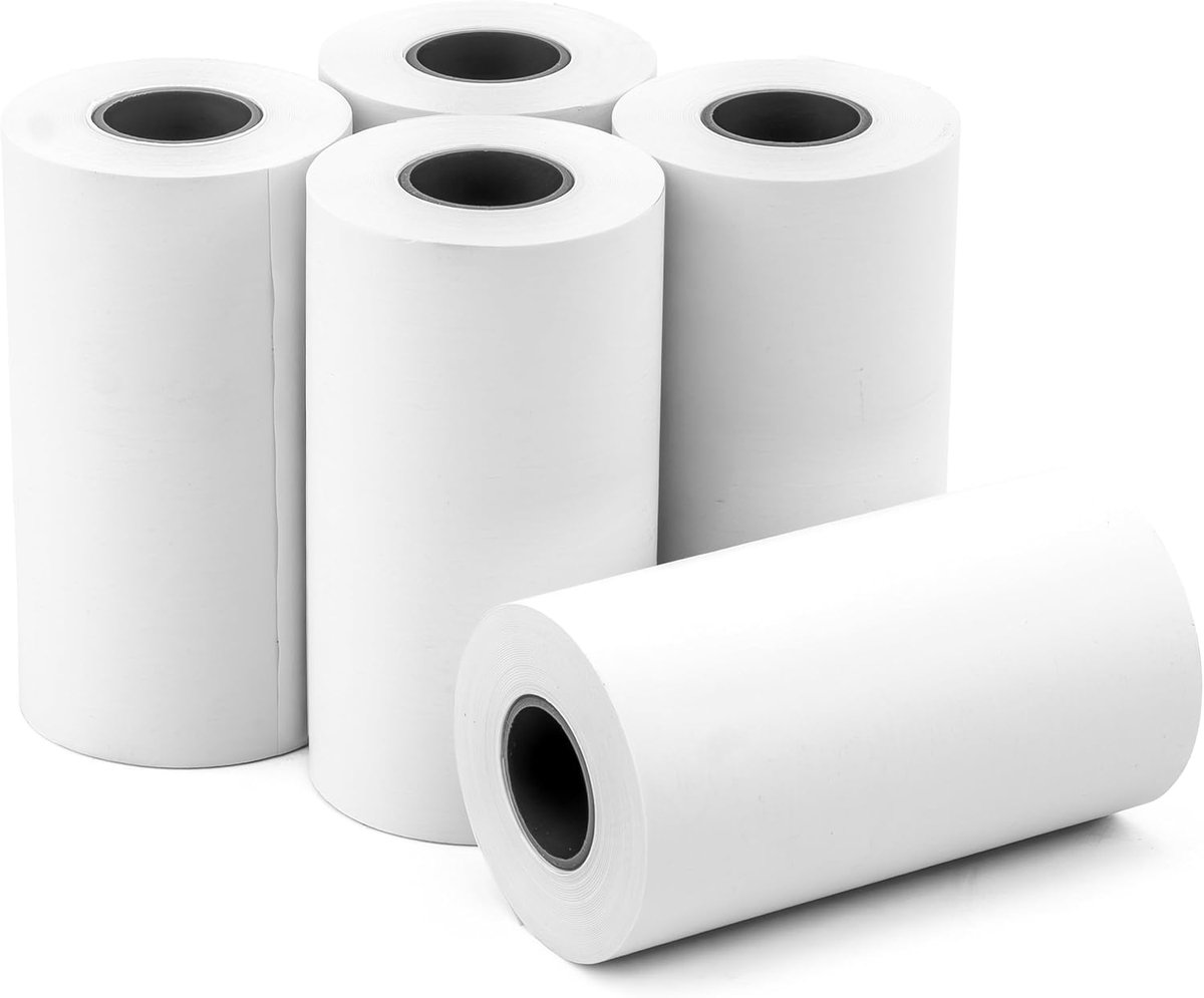 5 x rolls of thermal paper compatible with TESTO 0554 0568 for testo 0554 0549-0572 0576-0554 0620 and 0554 0621 - ShopVlot