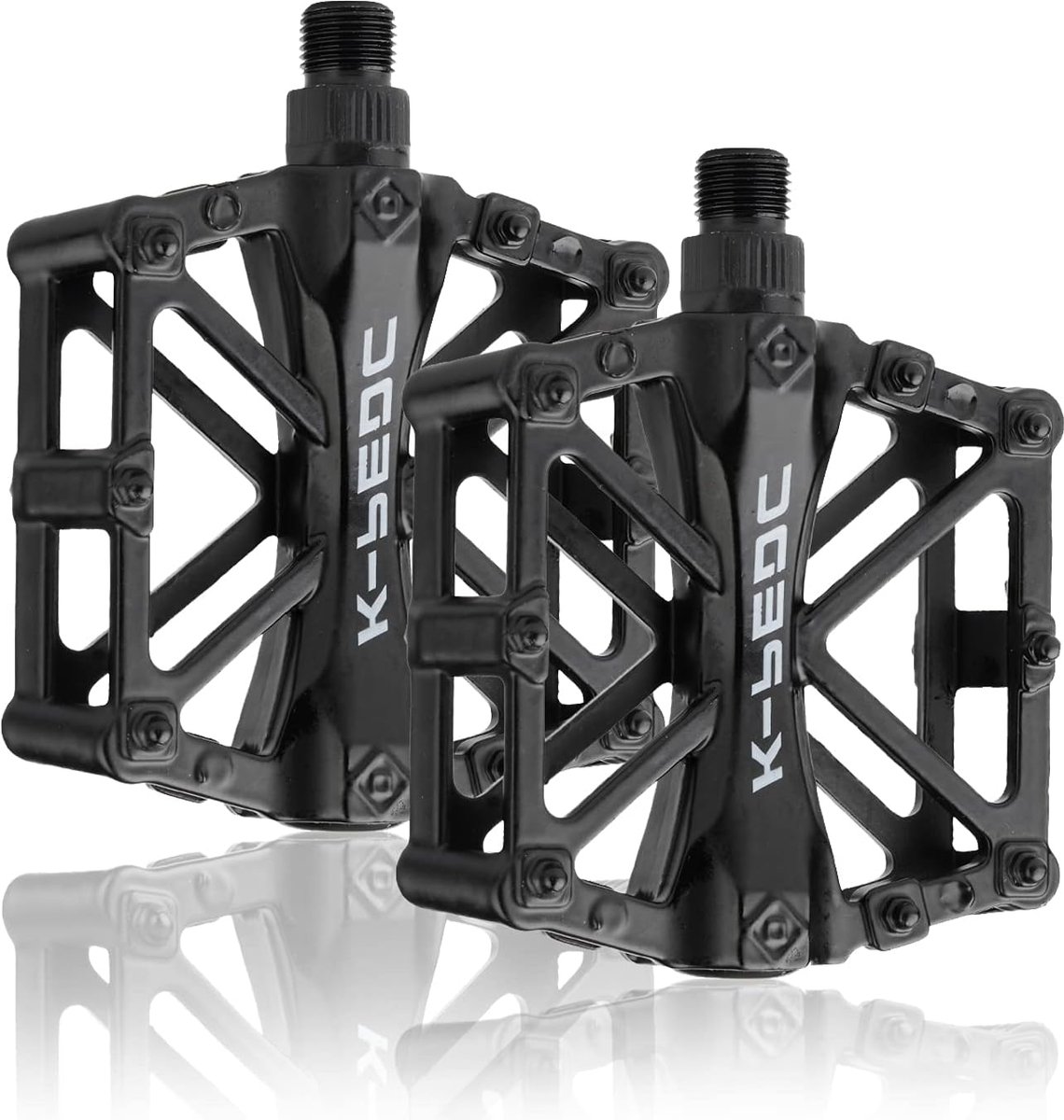 Bicycle Pedals Aluminum Bike Pedals Cycling/Road Mountain MTB/BMX Bike Pedal with Super Bearing Pedals Light Stable - ShopVlot