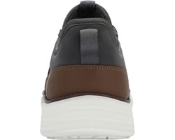 SVNKE Men's Slip on Shoes Breathable Lace Up Shoes Pain Relief Walking Shoes Business Casual Shoes,Gray,43.5 EU, Grey - ShopVlot