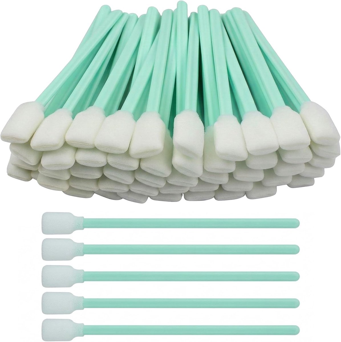 Cleaning Sticks 50 Stuks - Lintvrije Mini Cleaning Rods - Hoogwaardige Foam Sticks - Voor Lens- en Camera-reiniging - ShopVlot