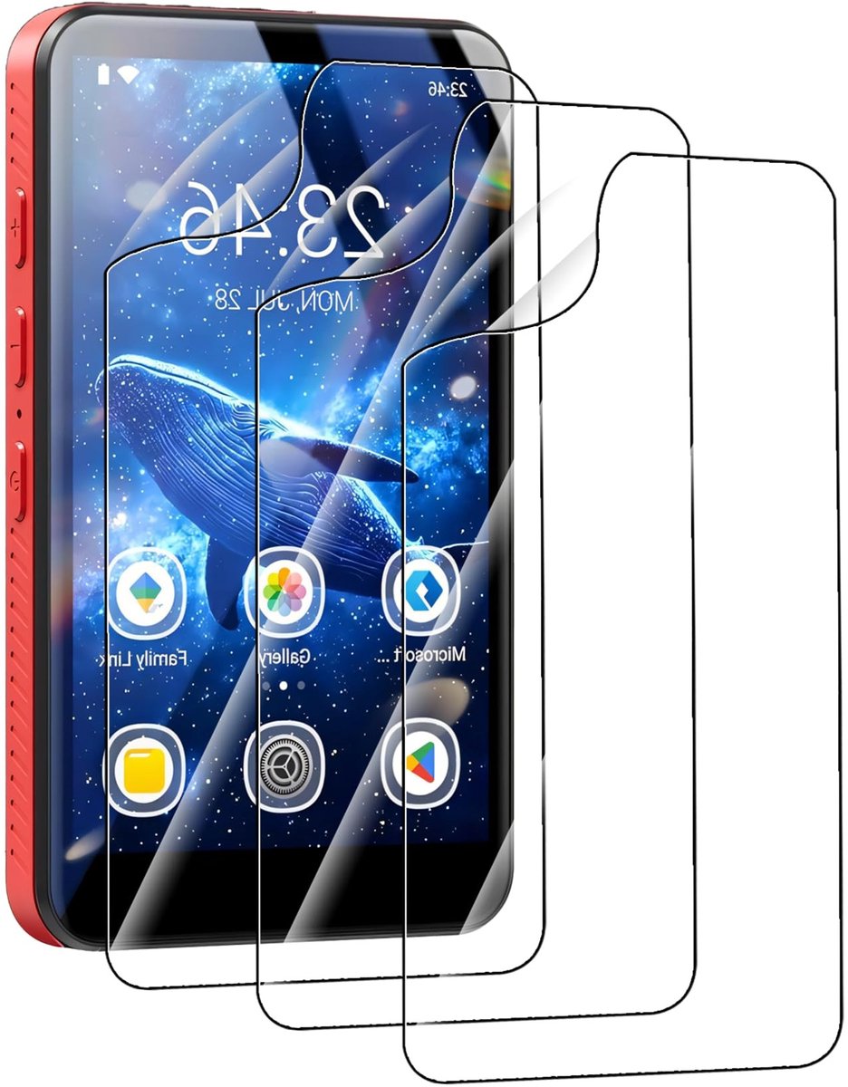 Solidchoice - 3 Stuks Screen Protector voor Digitale Audio Speler
