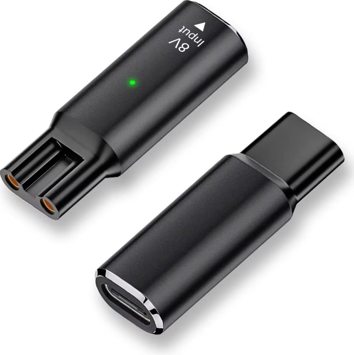 usb c oplaadadapter 8v - compacte converter - snel opladen - ideaal voor onderweg - ShopVlot