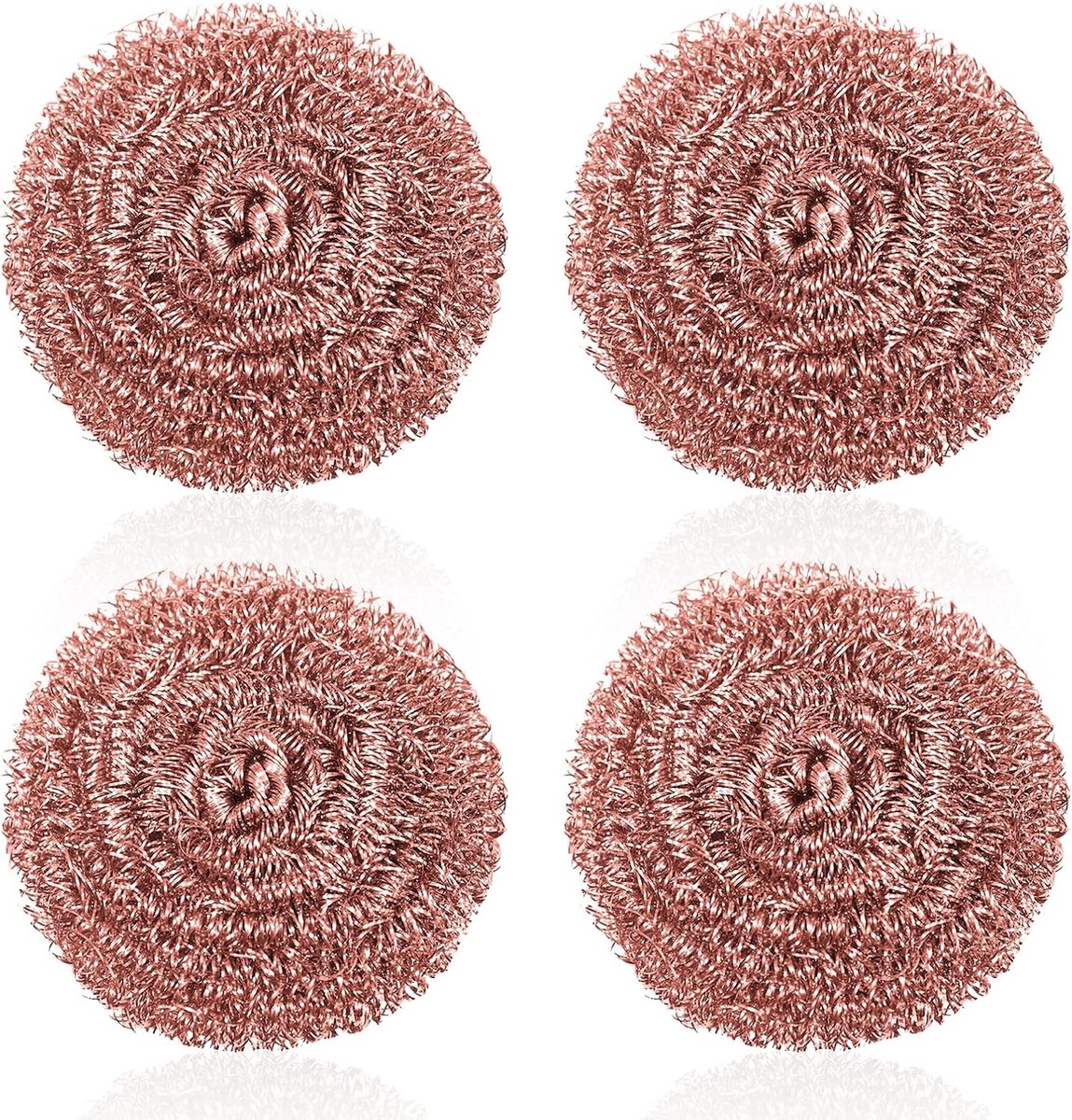 Copper Cleaning Sponge, Copper Sponge, Wear-resistant Metal Flushing Pad for Cleaning Oven, Grill and Pan, Burnt Food - ShopVlot