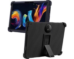 MEMELOKA Case for TCL Tab Nxtpaper 11 Plus 11.5 inch, Shockproof Soft Silicone Protective Case with Stand, Black - ShopVlot