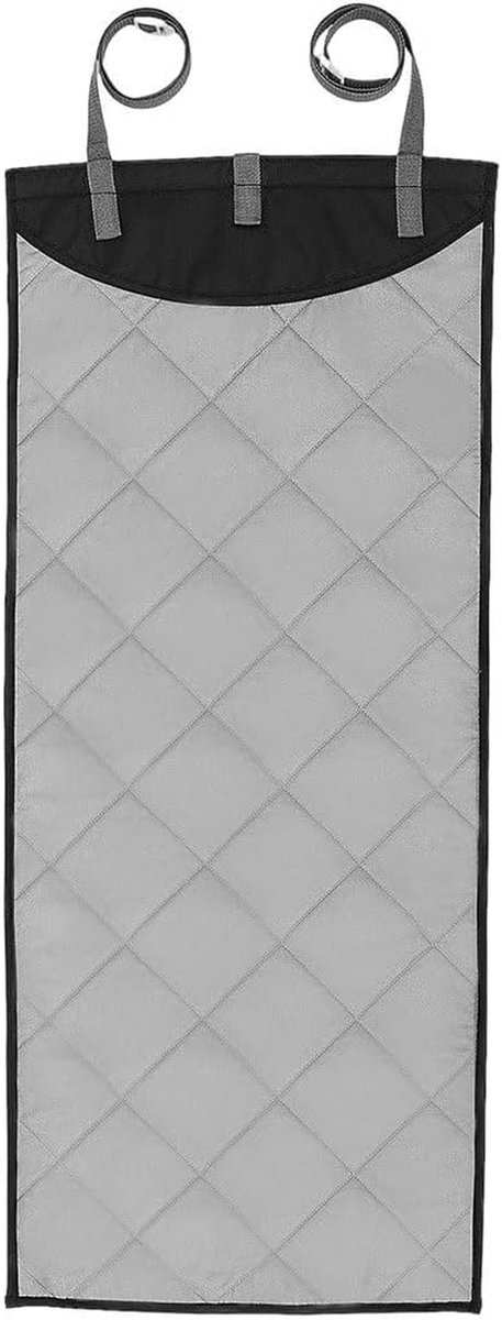 Strijkmat Deurhangend - Stoommat Kleding - Kreukvrij Stomen - Hittebestendig Katoen - 115 x 48 cm - Grijs