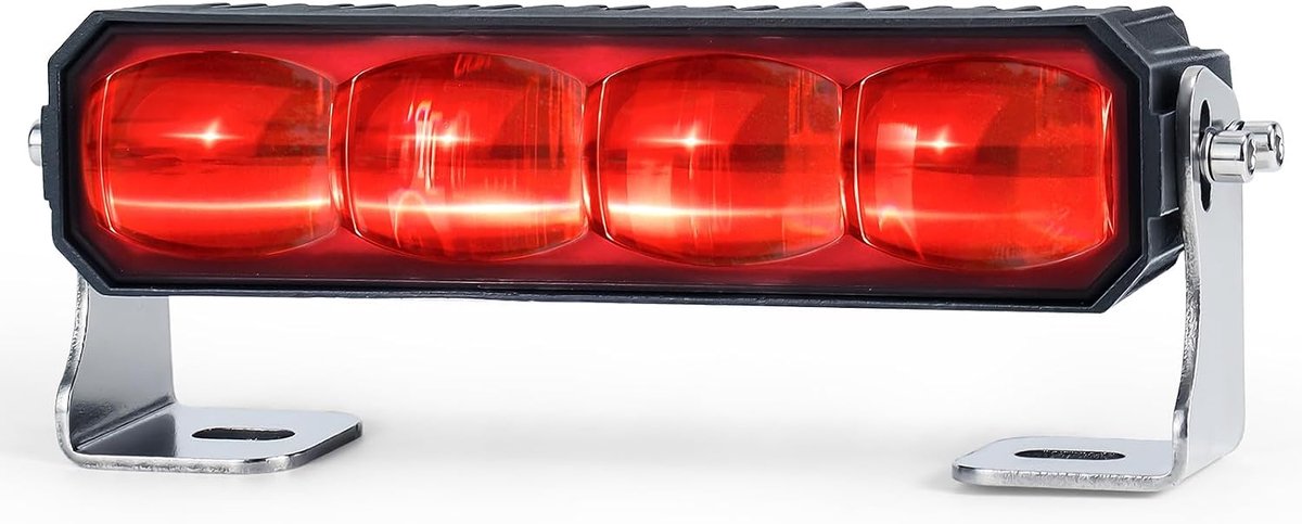 Dinfu LED Forklift Light, LED Red Flash Side Line Marker Light Front Flash Warning Light Strobe Flash 30W DC 12-80V - ShopVlot