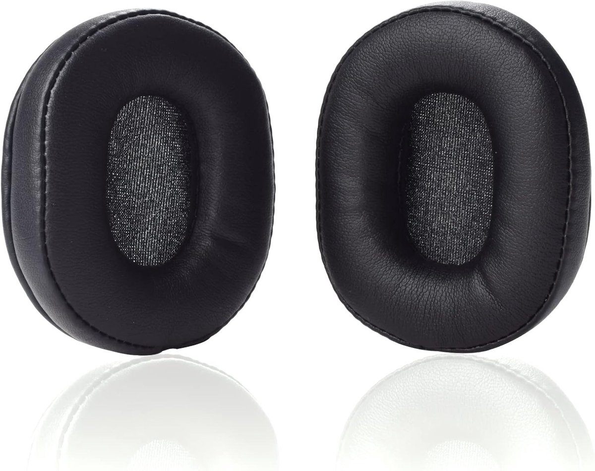 Replacement Ear Pads Earcups Compatible with Audio-Technica ATH-SR5 SR5BT On-Ear Headphones (Black) - ShopVlot
