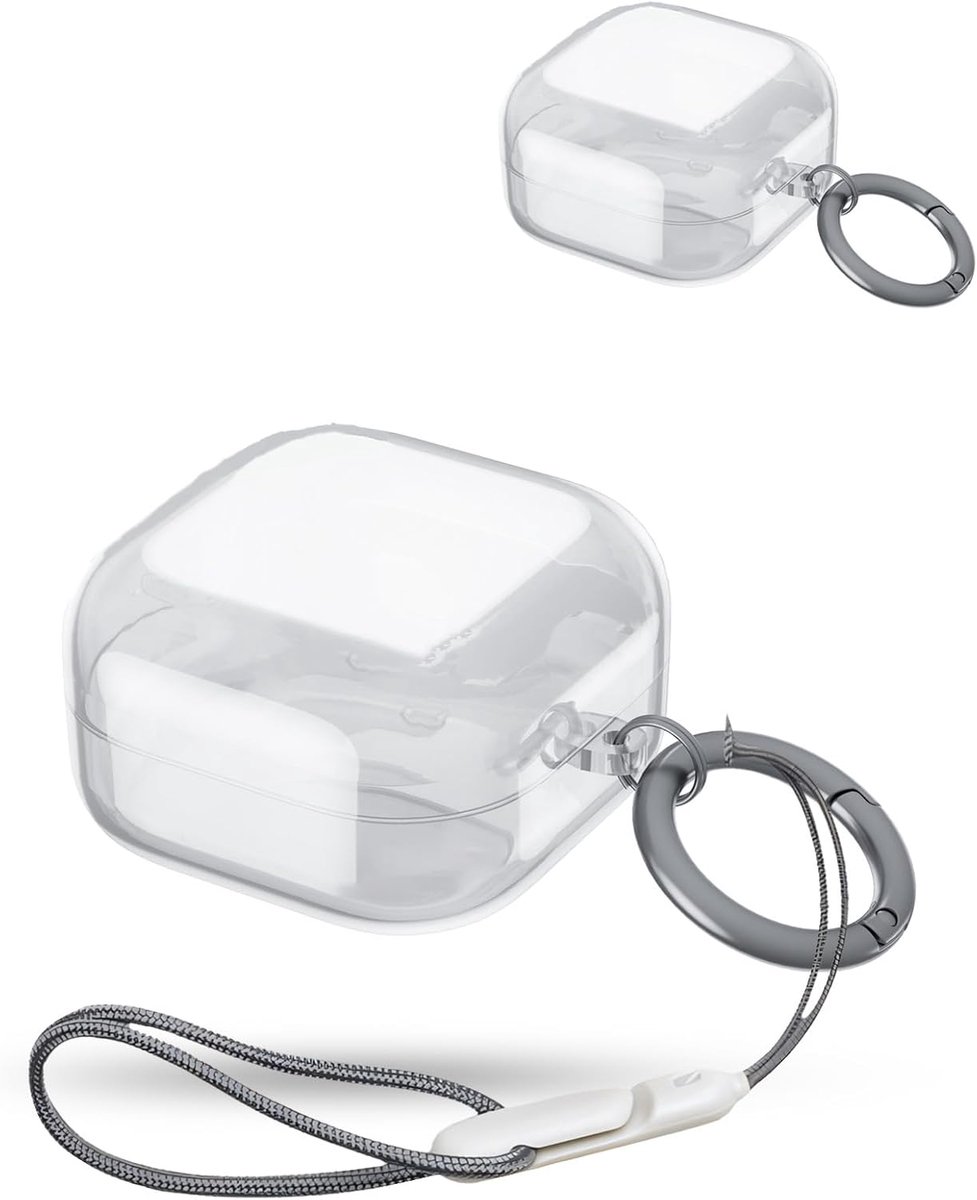 Transparante TPU-hoes voor Samsung Galaxy Buds4 Pro/Buds4 hoofdtelefoon-oplaadetui, krasbestendig, valbestendig, zacht - ShopVlot