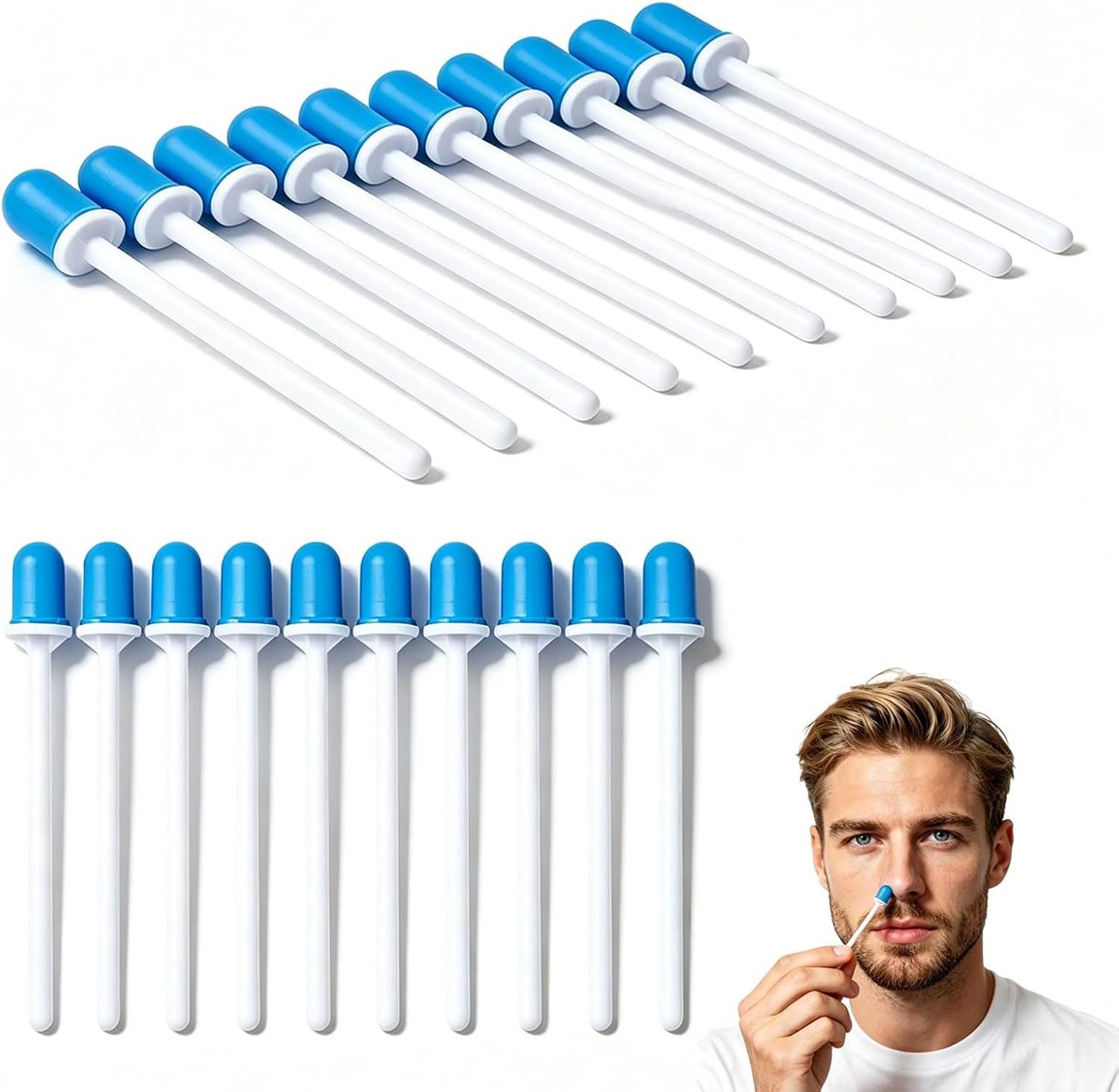 20 stuks waxstaafjes neus, gebruiksklare neuswaxset, oorontharing, pijnvrije neuswas, voor mannen en vrouwen - ShopVlot