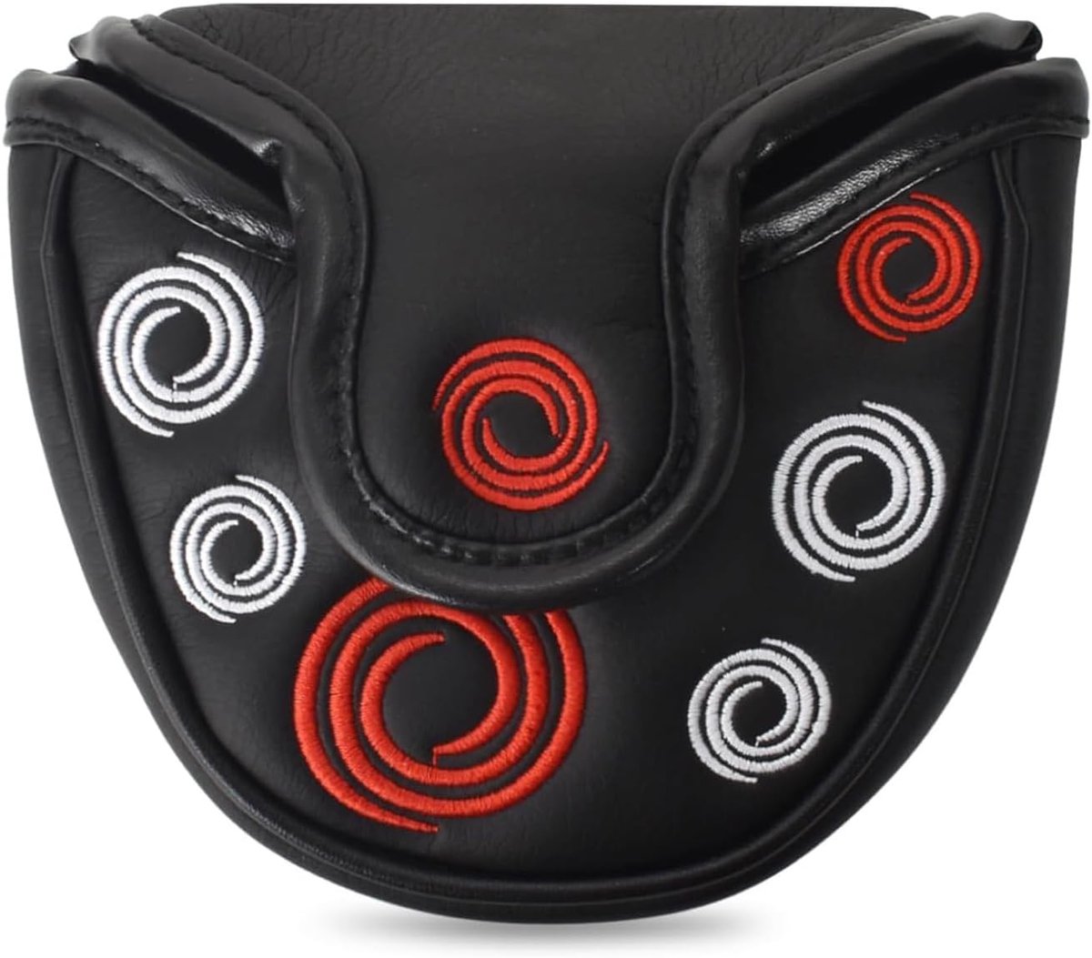 1 x Golf Head Guard, Magnetic Putter, Portable Golf Putter Cover, PU Leather Club Head Protection, Easy to Install - ShopVlot