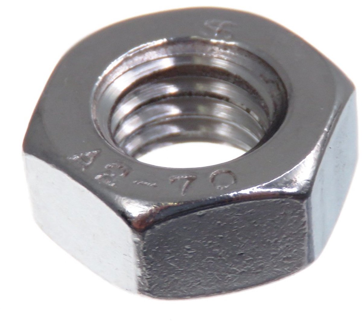 SECCARO nut M20, stainless steel V2A VA A2, DIN 934 / ISO 4032, hexagon, 20 pieces - ShopVlot