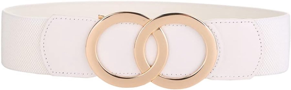 Ladies Elastic Waist Belt Ladies Waist Belt Ladies Wide 5CM Leather Belt Large Waist 70CM-160CM Black Fashion Woman - ShopVlot