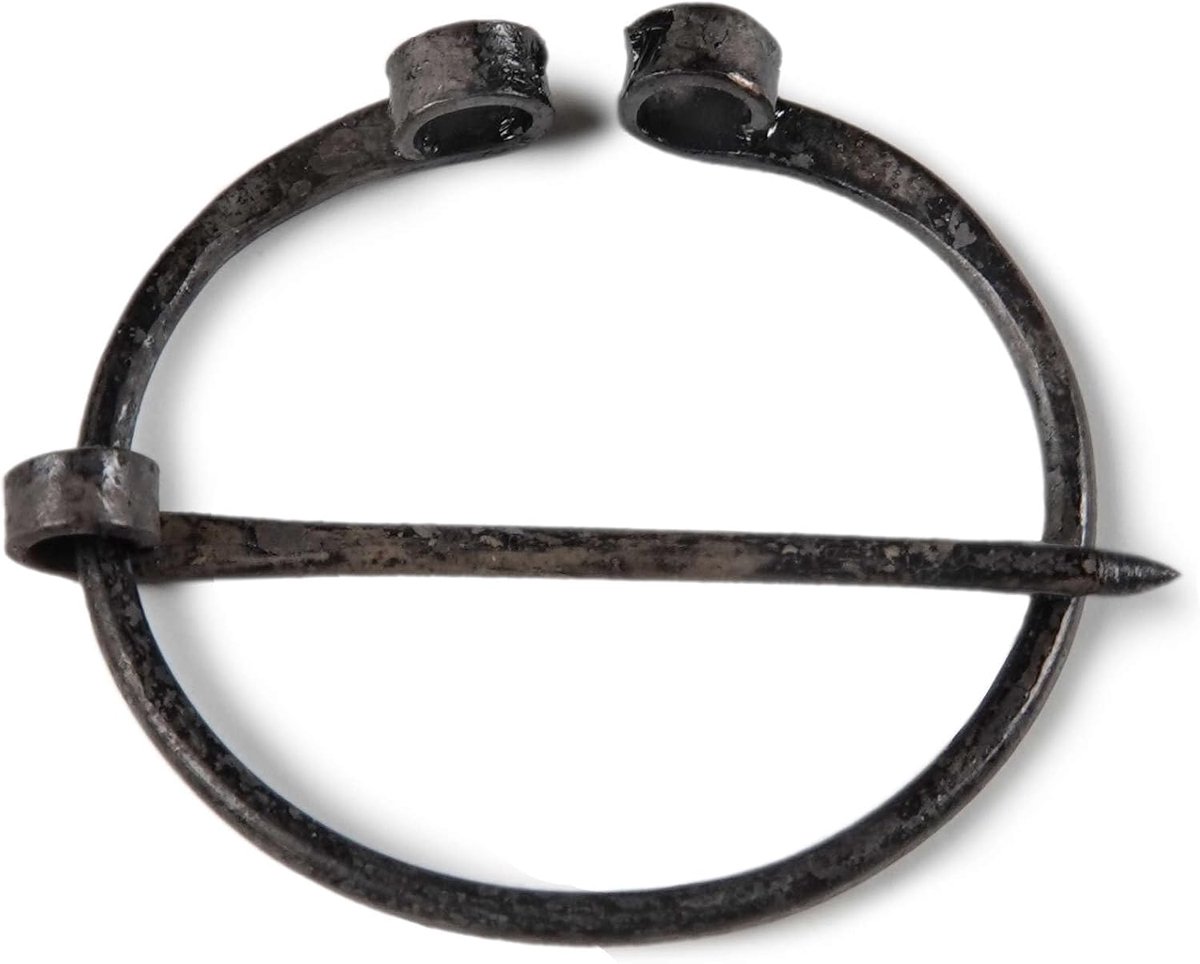 Viking Fibel pair (2 pieces) medieval fibels wenneedle iron model: Meriones - ShopVlot