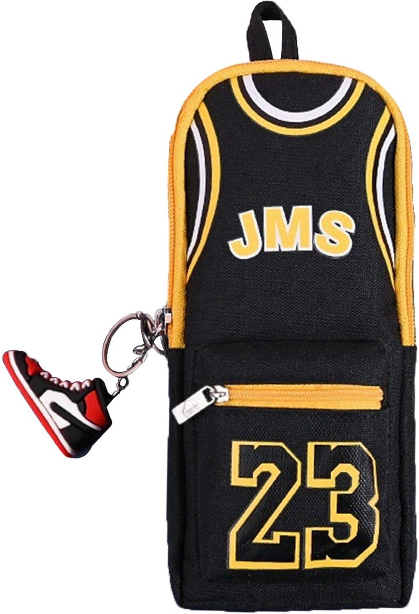 Solidchoice - Grote Pennenhouder met Basketbalthema voor Kinderen