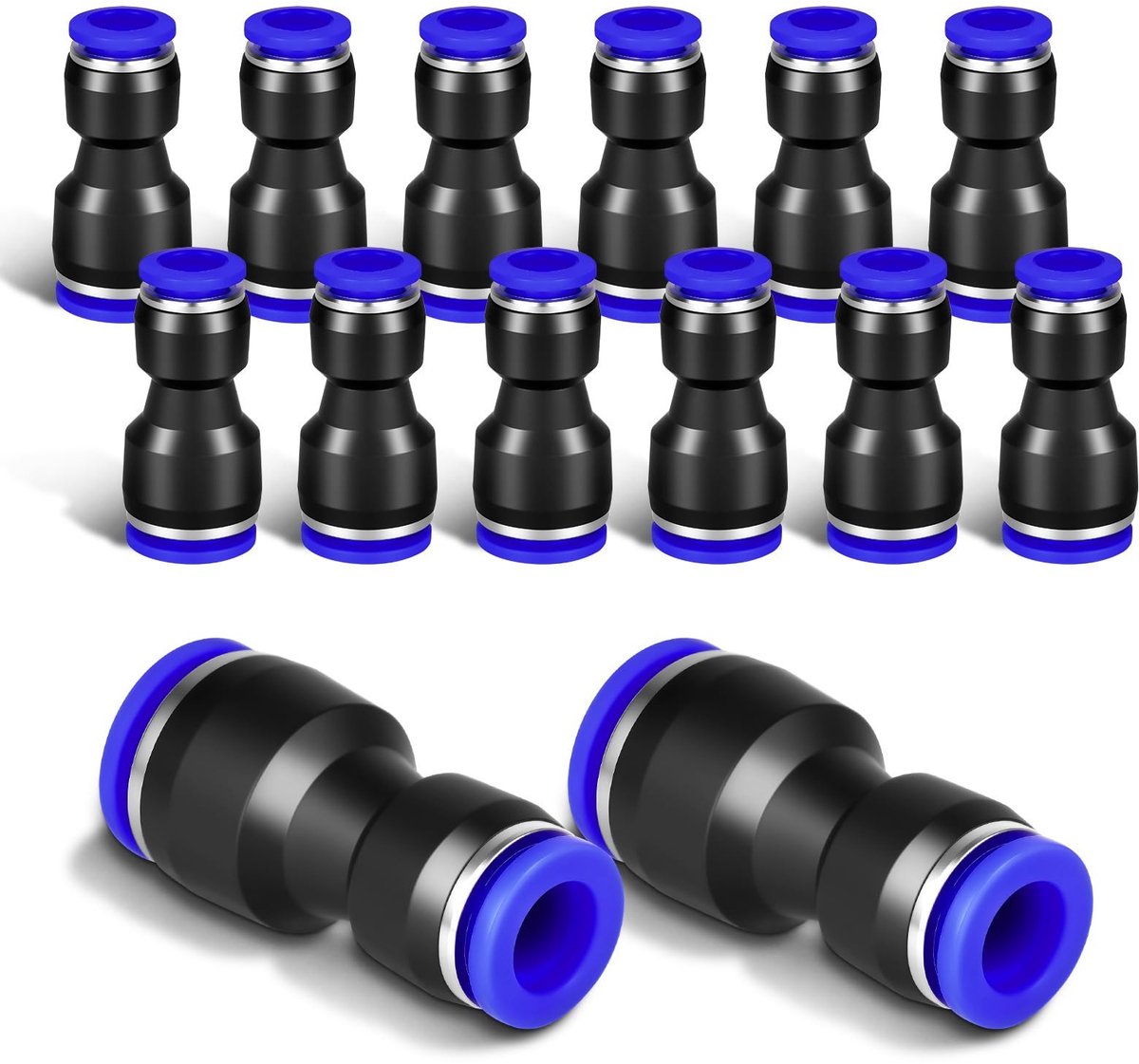 Solidchoice - 12-delige Snelle Aansluitset voor Luchtslangen 8-10mm