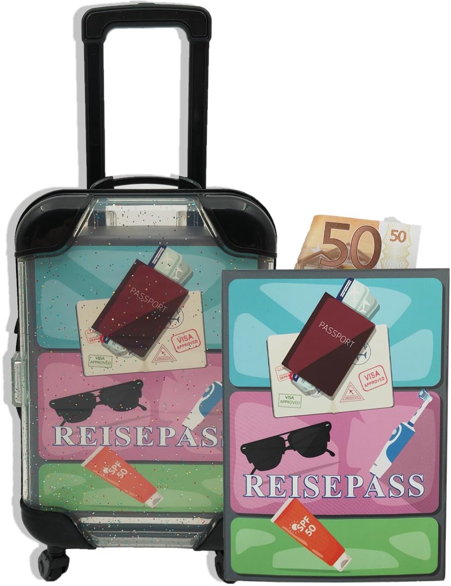 Solidchoice - Mini Reisgeld Geschenkdoos voor Verjaardagen