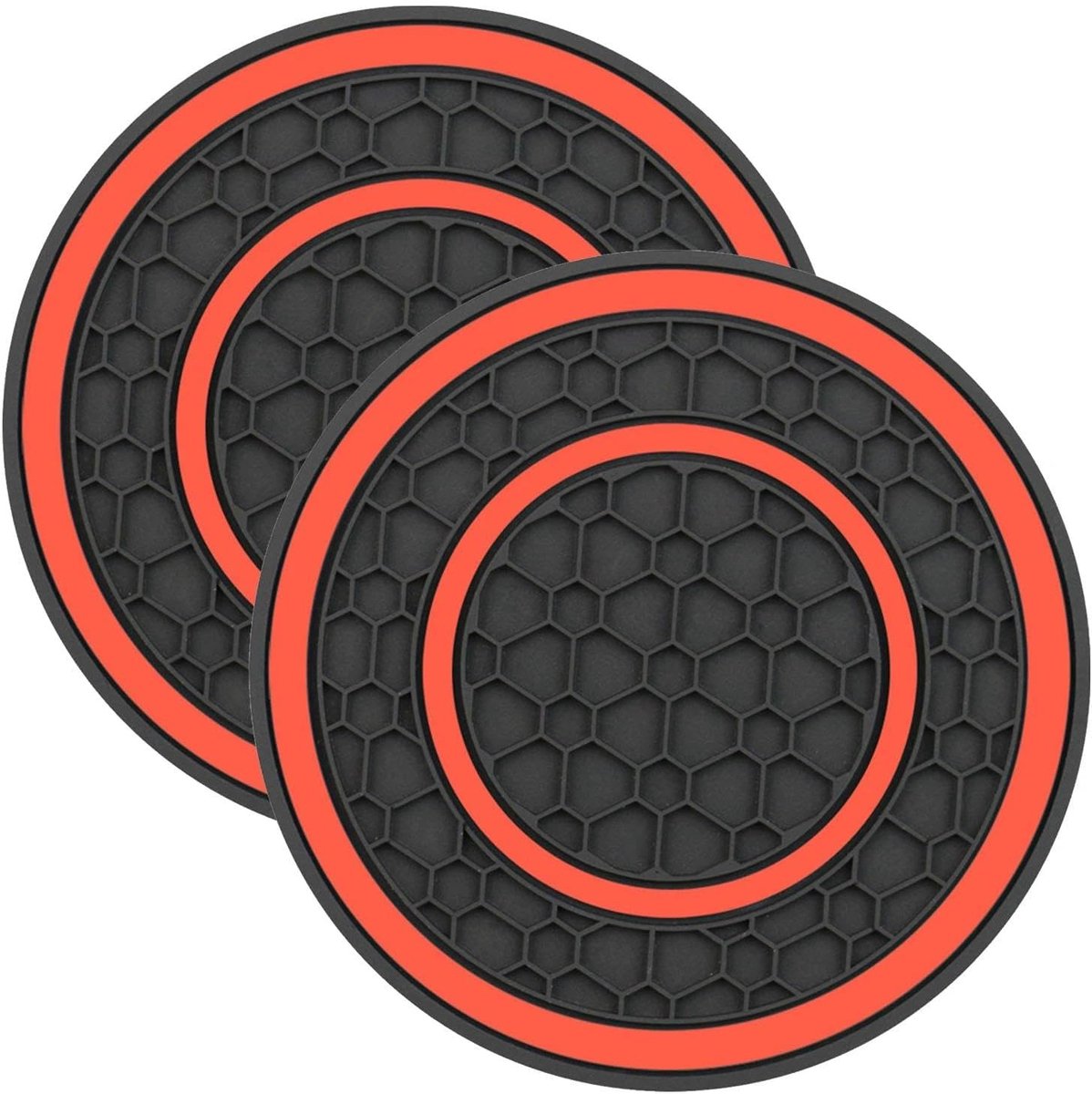 Drinkhouders set van 2 - universele coasters - stofdicht en antislip - voorkomt morsen - ShopVlot
