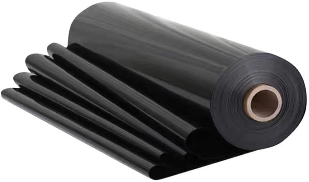 Solidchoice - Zwarte Polyethyleen Folie 3m x 4m voor Tuinbouw