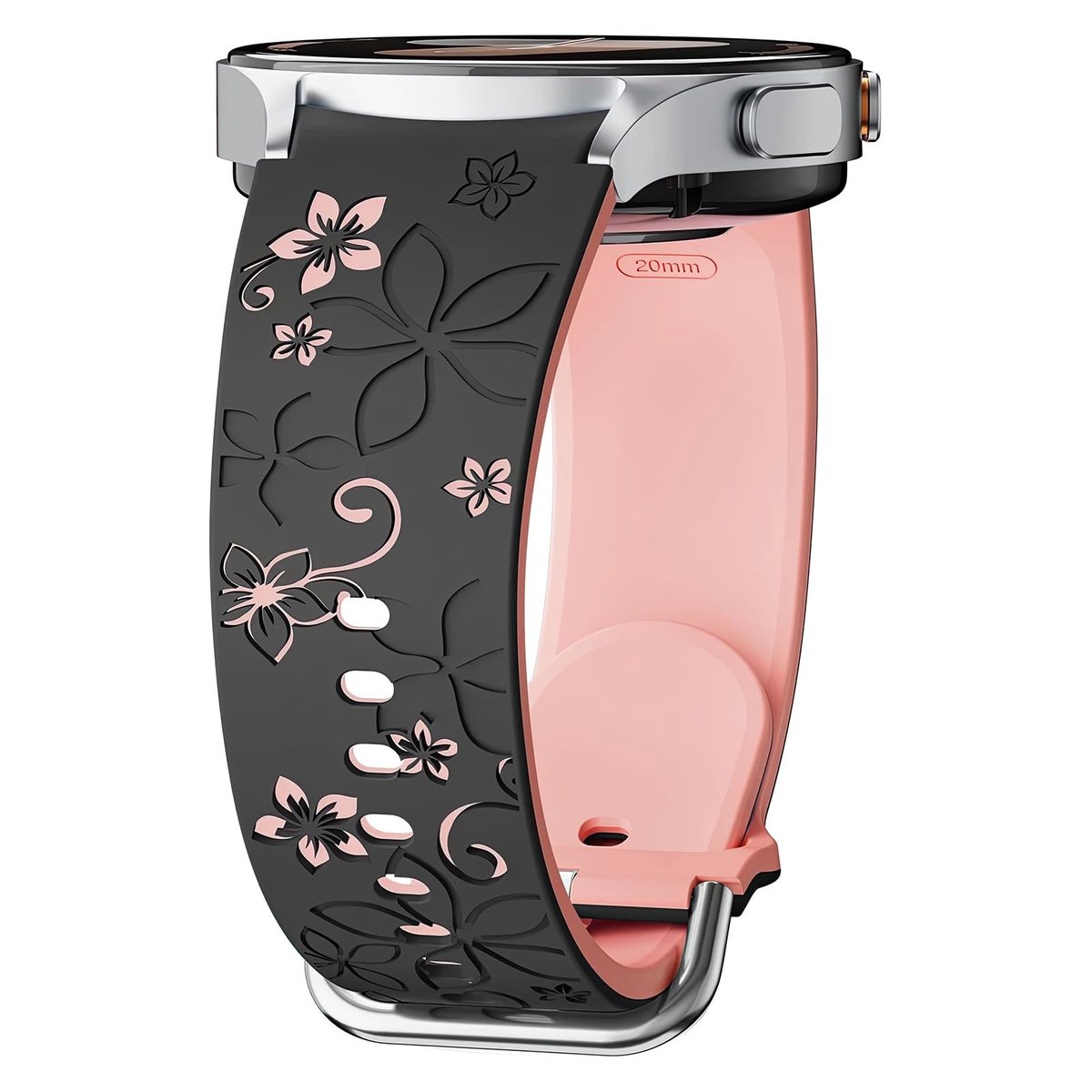Solidchoice - Bloemenpatroon Horlogeband voor Galaxy Watch