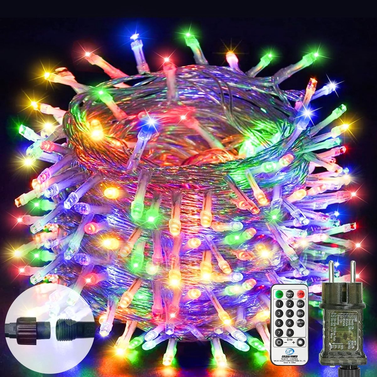 Sfeerverlichting 20M 200LED - Multi-kleur - Met afstandsbediening - Creëer een gezellige sfeer - ShopVlot