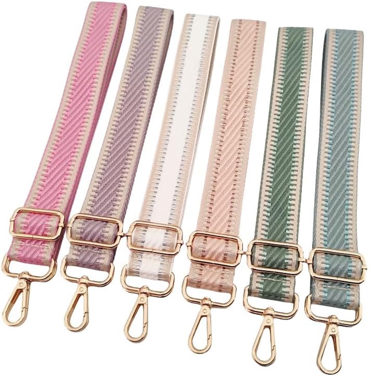 Schouderband voor tassen, breed 3.8 cm - verstelbaar crossbody handtas vervangingsriem - 72-130 cm