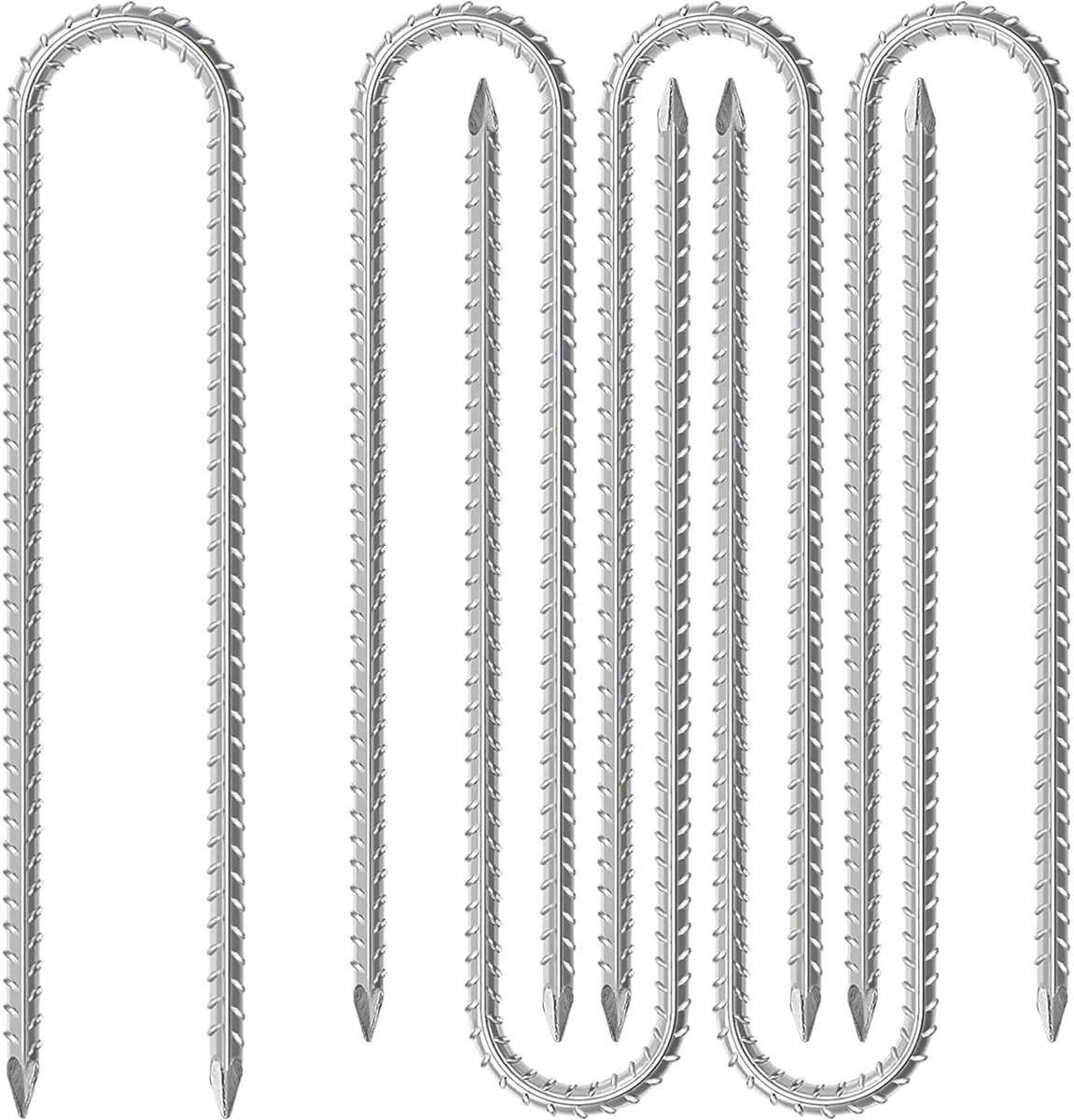 Solidchoice - 12 Inch Galvanized Tent Pegs voor Duurzame Bevestiging