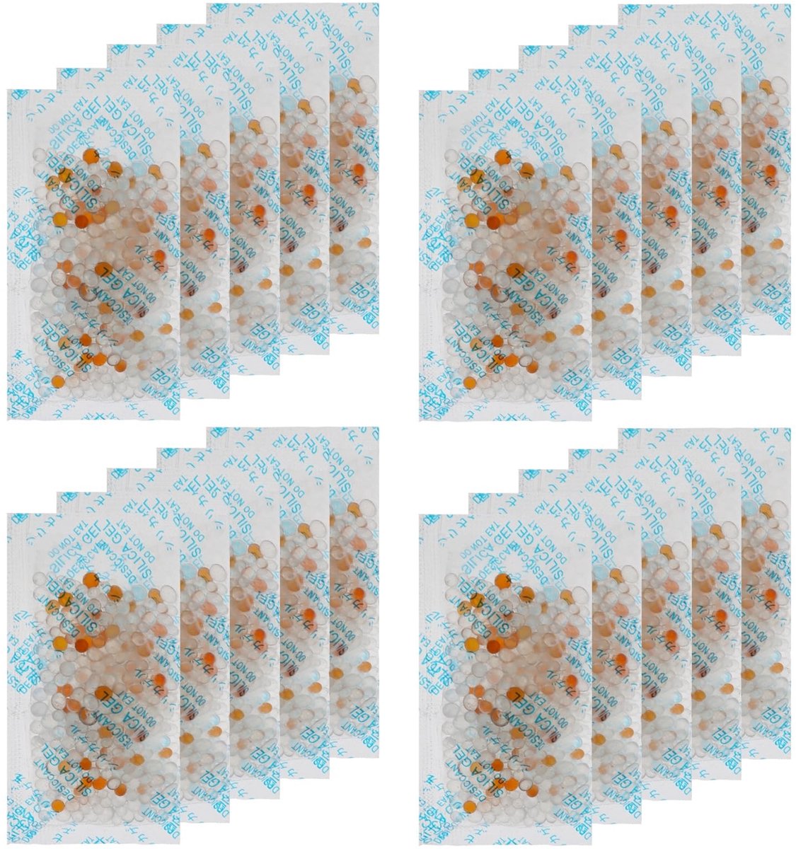 Solidchoice - 20 Stuks Silica Gel Desiccant Zakjes voor Vochtabsorptie